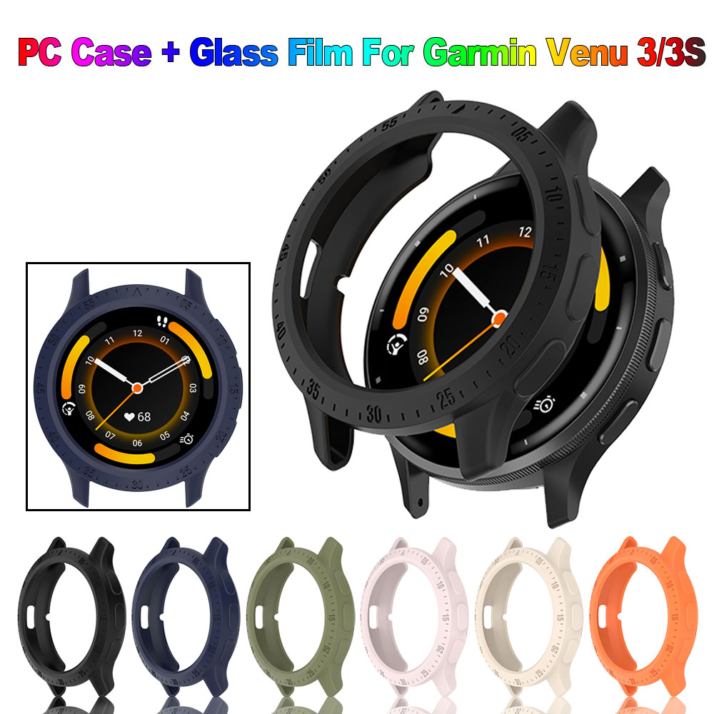 Smartwatch English - シリコン時計カバー Garmin Venu 3 3S バンドスマートウォッチ交換用シェル