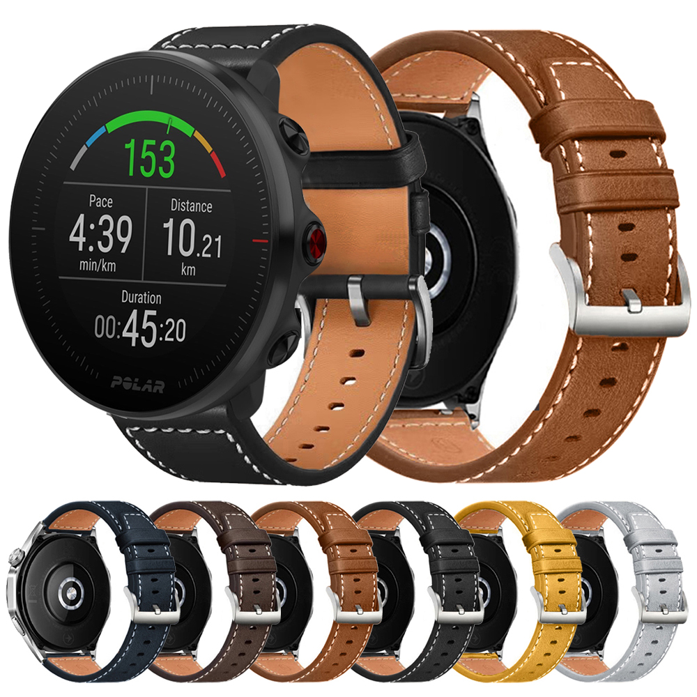 Titan Watches Smartwatch - 20mm/22mmソフトレザーストラップ、Polar Grit X/X2 Pro/Titan/Vantage V3/M3/M2/M/Ignite 3/2スマートウォッチ、Xiaomi