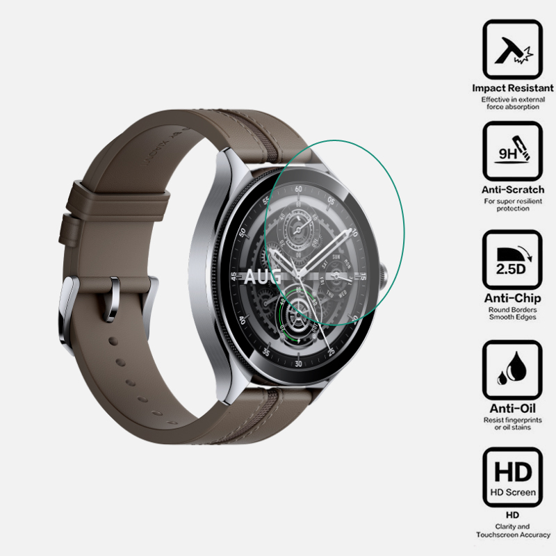 Smartwatch English - スマートウォッチハード強化ガラスクリア保護フィルム Xiaomi Watch 2 プロスクリーンプロテクターカバースマート Watch2