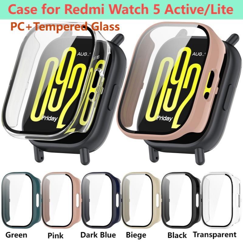 Smartwatch English - 強化ガラスウォッチケース,スマートウォッチストラップ,スクリーンプロテクターカバー,フィルムアクセサリー,アクティブ,5 lite