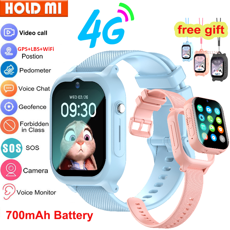 Smartwatch Watches For Kid Girl - スマートウォッチ キッズ 4G GPS WIFI ビデオ通話