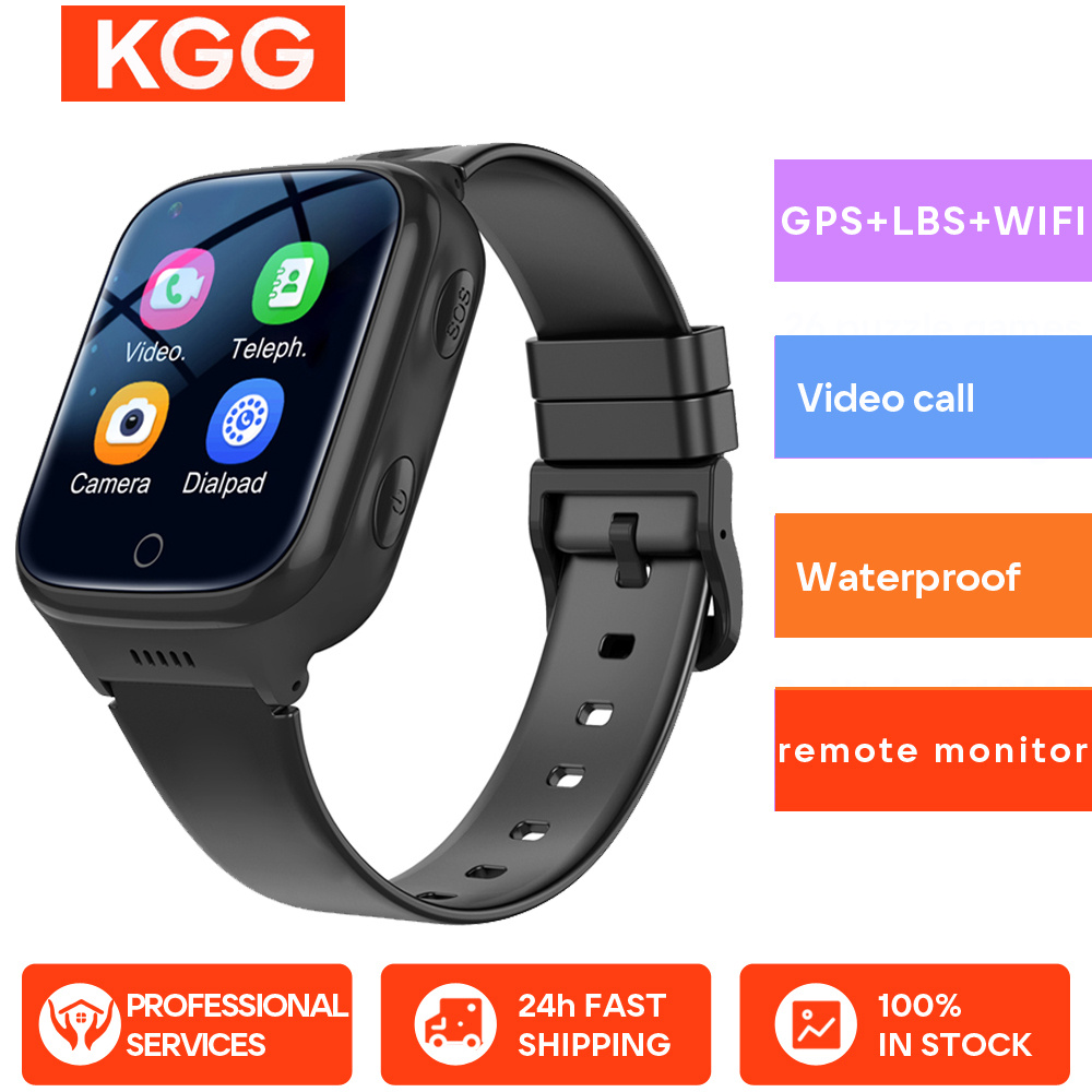 Smartwatch Digital Watches For Kid Boy With Alarm - 子供のための防水スマートウォッチ,4g,1000 mah,wifi,GPS,lbsトラッカー,sos,ビデオ通話,電話,男の子,女の子,子供,ip67