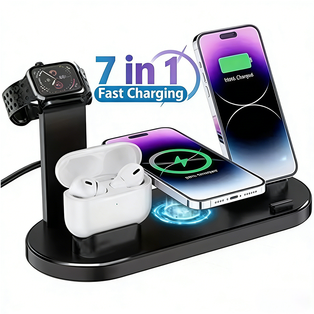Watch 7 Smartwatch Iphone - 30W 7in1 ワイヤレス充電スタンドパッド iPhone 17-11 XR