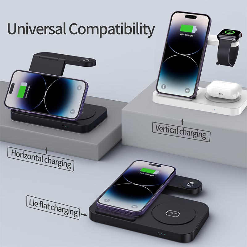 Watch 7 Smartwatch Iphone - iPhone 16/15/14/13/12、Apple Watch 7/6対応 4 in