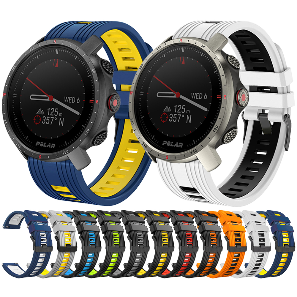 Titan Watches Smartwatch - コネクテッドウォッチ用シリコンストラップ,polar grit x pro,titan gritx/vantage m2