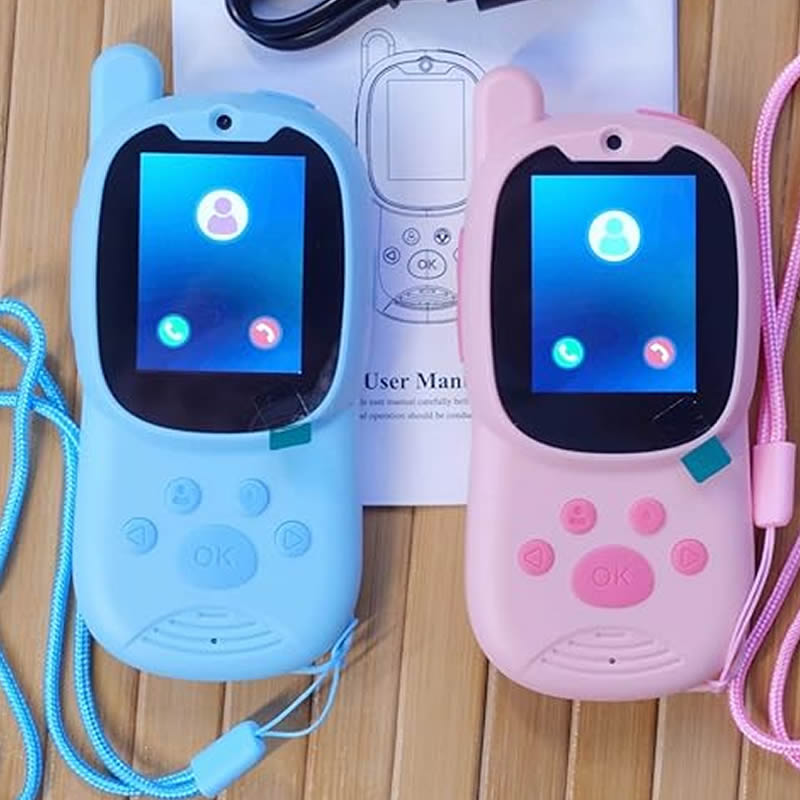 Smartwatch Watches For Kid Girl - トランシーバー かわいい 2 パック充電式子供用ビデオ 2 インチ高解像度スクリーンボイスチェンジャー子供用ギフト男の子女の子