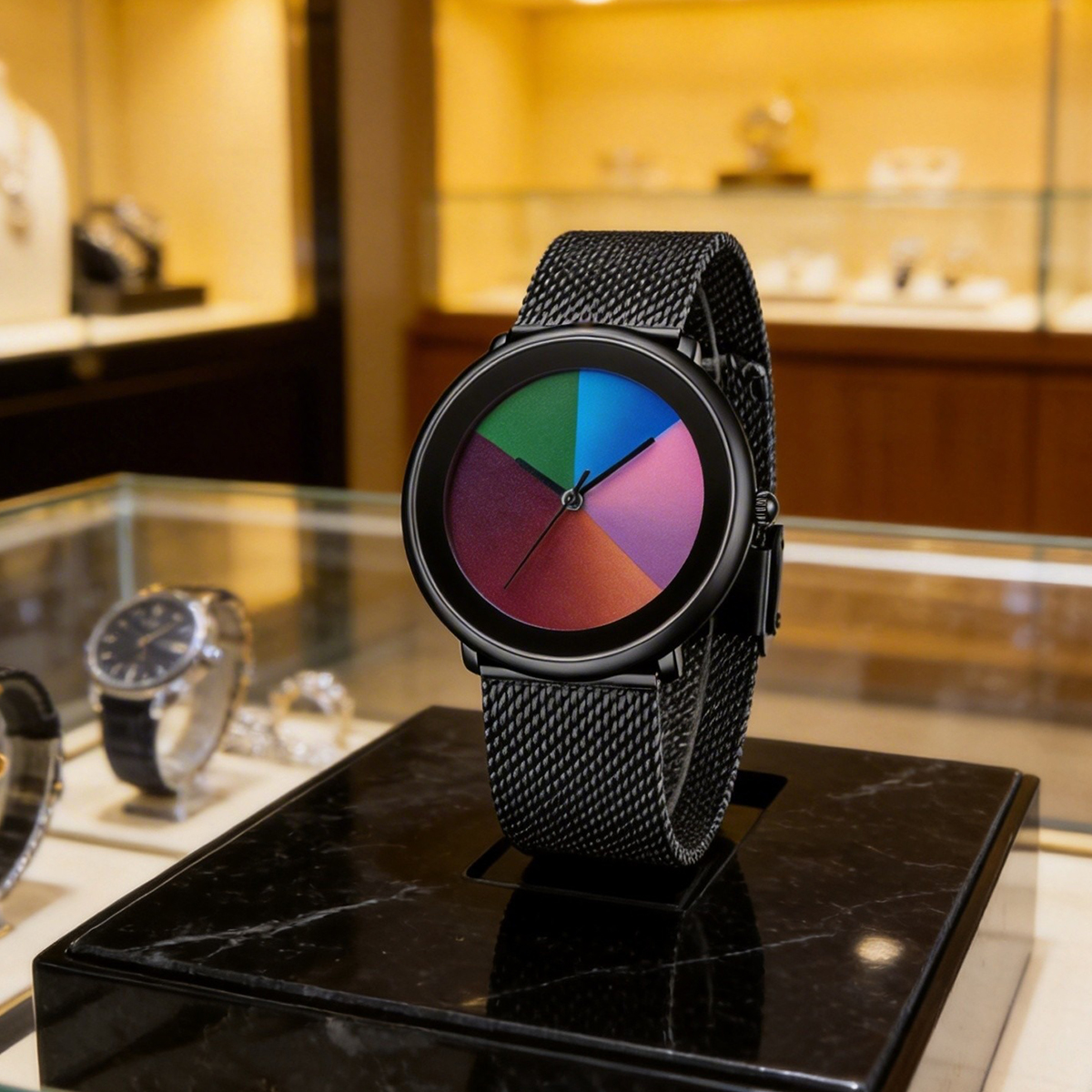 Smartwatch Watches For Men Digital - LIGE 2026 ニューマンブレスレットウォッチ クォーツムーブメント シンプル ローズゴールド