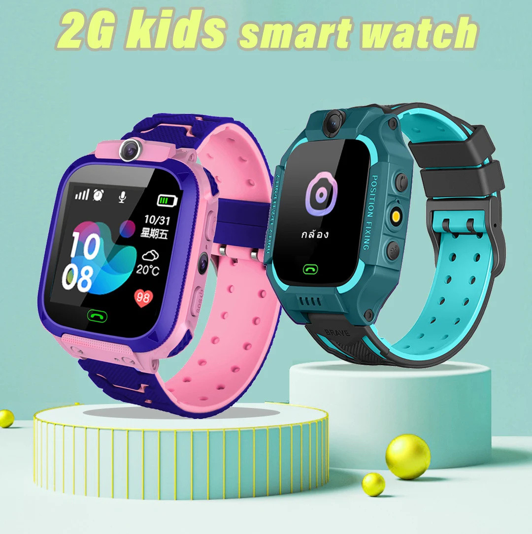 Smartwatch Digital Watches For Kid Boy - 子供向けのコネクテッドウォッチq12,防水,2g,sos,通話,lbs,位置,リモートカメラ,男の子と女の子向け,ファッション,時計,ギフト