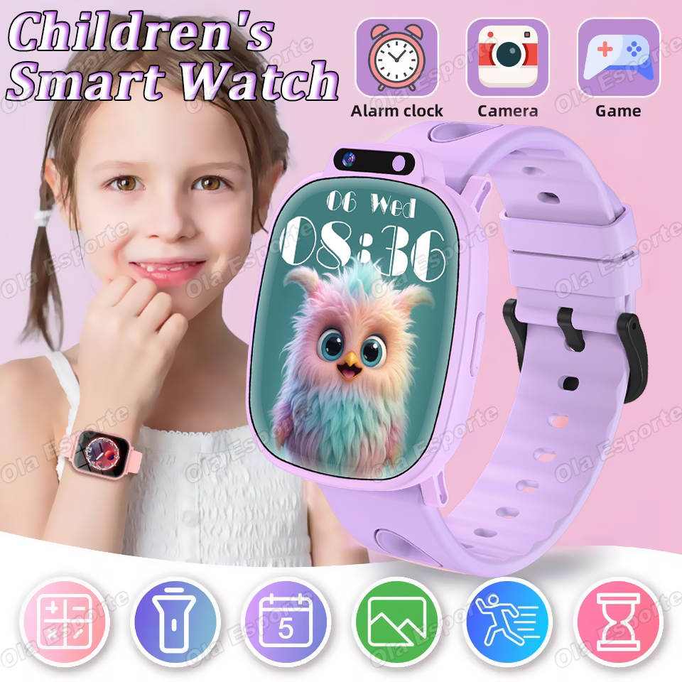 Smartwatch Watches For Kid Girl - ニューキッズスマートウォッチ2026 1.9インチカメラ懐中電灯マルチゲーム電卓睡眠モニター子供用スマートウォッチギフト男の子女の子向け