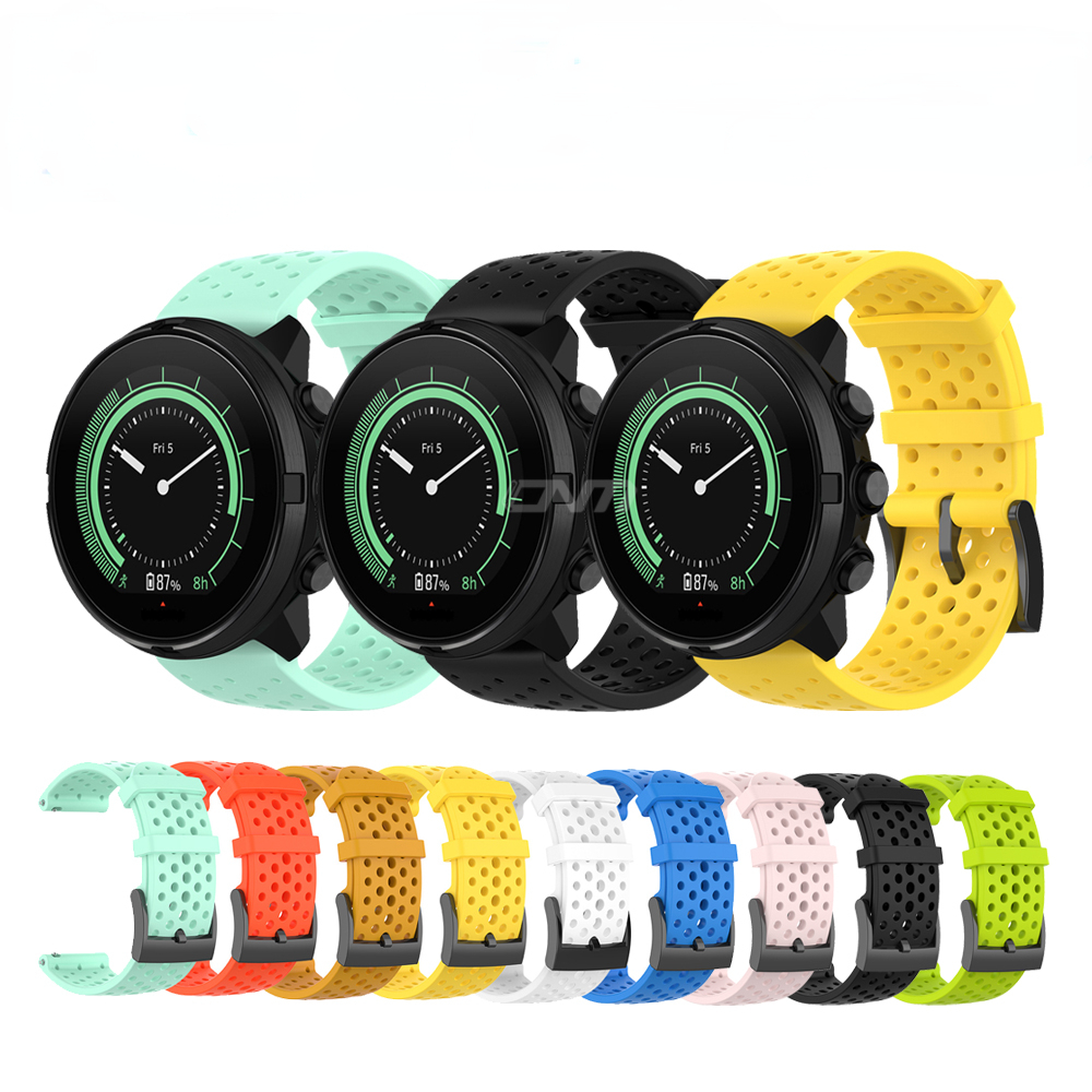 Fossil Watches Smartwatch Hybrid - シリコーンブレスレットスント 7 9 バロ D5 スパルタンスポーツ手首時間スマートウォッチ時計バンドコレアストラップ化石