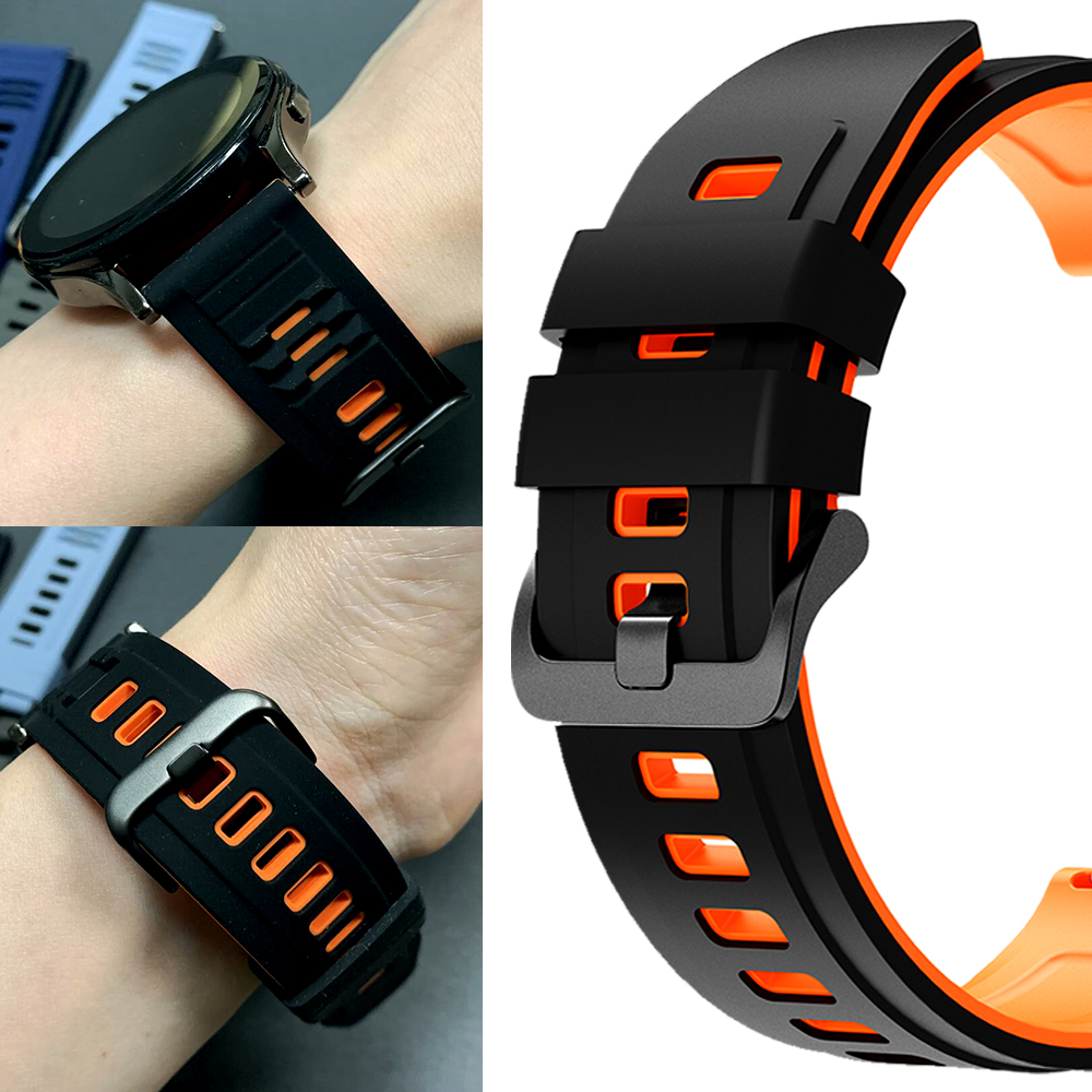 Titan Watches Smartwatch - 22mmシリコンリストストラップ、Polar Grit X/X2 Pro/Titan用ベルトブレスレット、Polar Vantage M/M2/M3/V3スポーツスマートウォッチバンド用