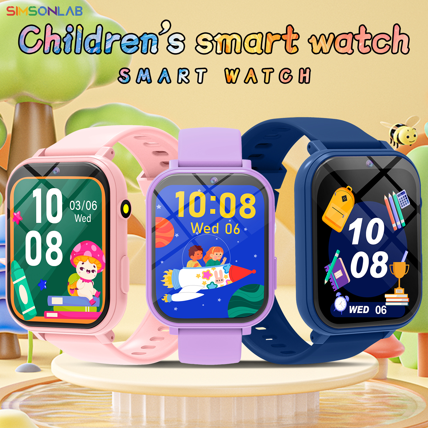 Smartwatch Watches For Kid Girl - 子供用スマートウォッチ カメラ付き 男の子 女の子向け 4-12歳 教育ゲームウォッチ