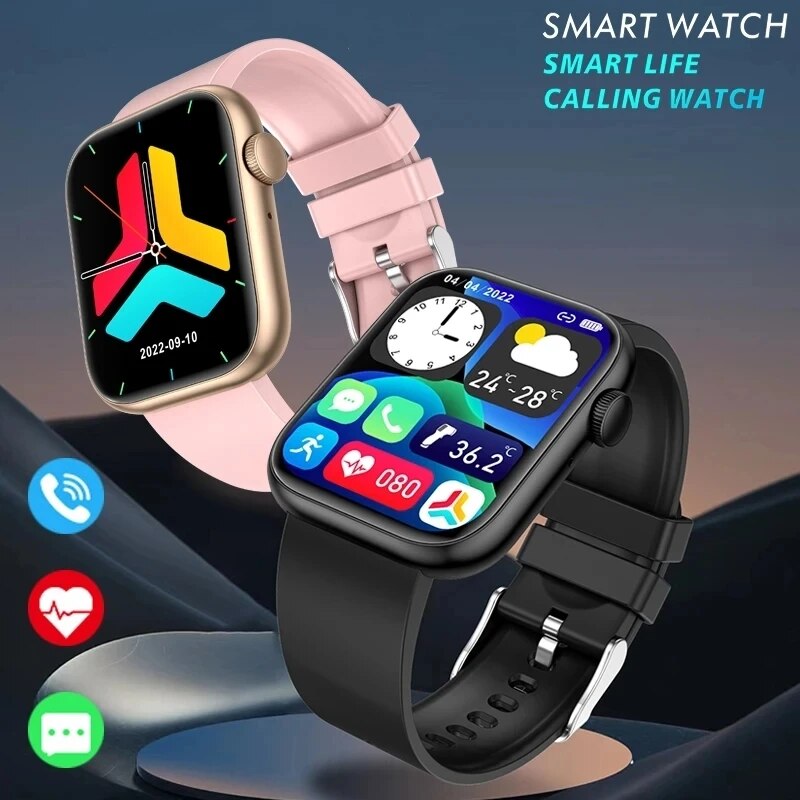 Smartwatch Watches For Men Digital - Lige-男性と女性のためのスマートウォッチ,スポーツデバイス,耐水性,体温制御,Bluetooth