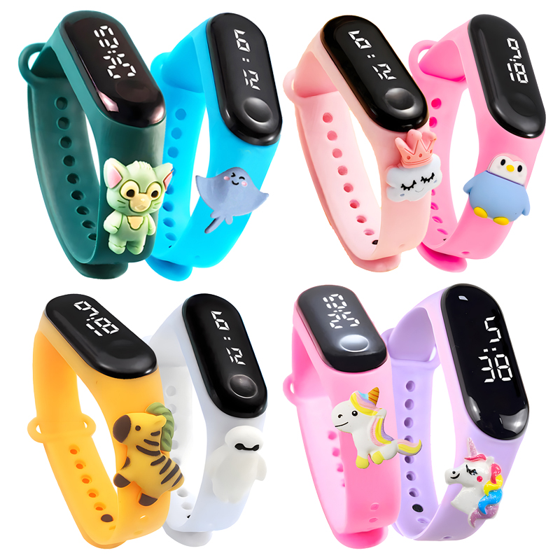 Smartwatch Digital Watches For Kid Boy - 高級キッズスポーツウォッチ 防水スマートタッチスクリーンデジタル時計ブレスレット 女の子と男の子の学生向けおもちゃ腕時計 子供用