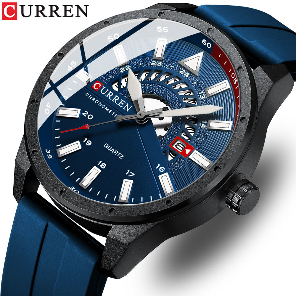 Smartwatch Watches For Men Brands - カレン腕時計男性用トップブランドの高級メンズ腕時計レザークォーツ時計スポーツ防水メンズ時計レロジオ Masculino