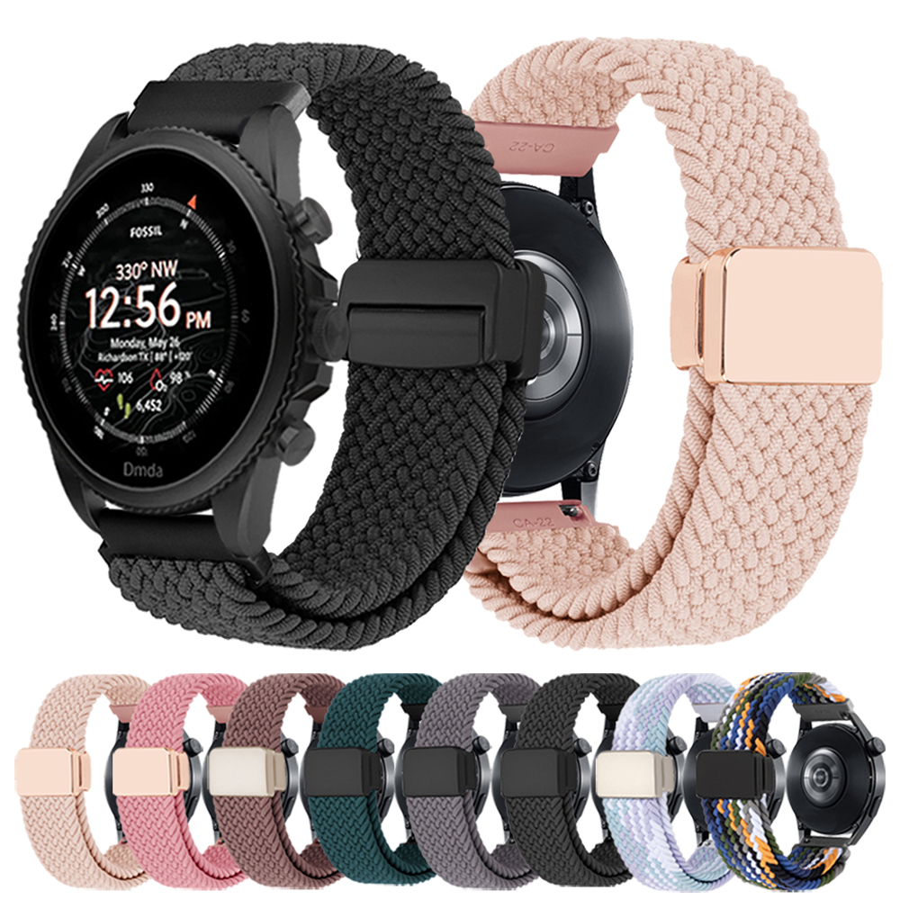 Fossil Watches Smartwatch Hybrid - 20 ミリメートル 22 ミリメートル磁気バックルストラップ化石世代 6 44