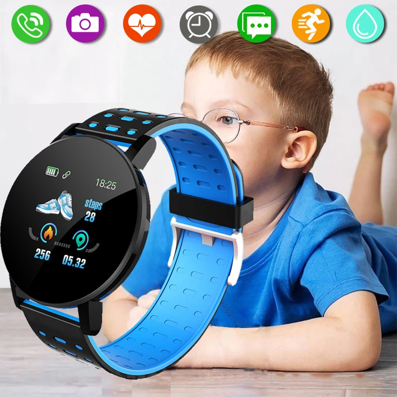 子供のスポーツスマートウォッチ LED デジタル時計防水スマ - Smartwatch Digital Watches For Kid Boy With Alarm のレビューと価格