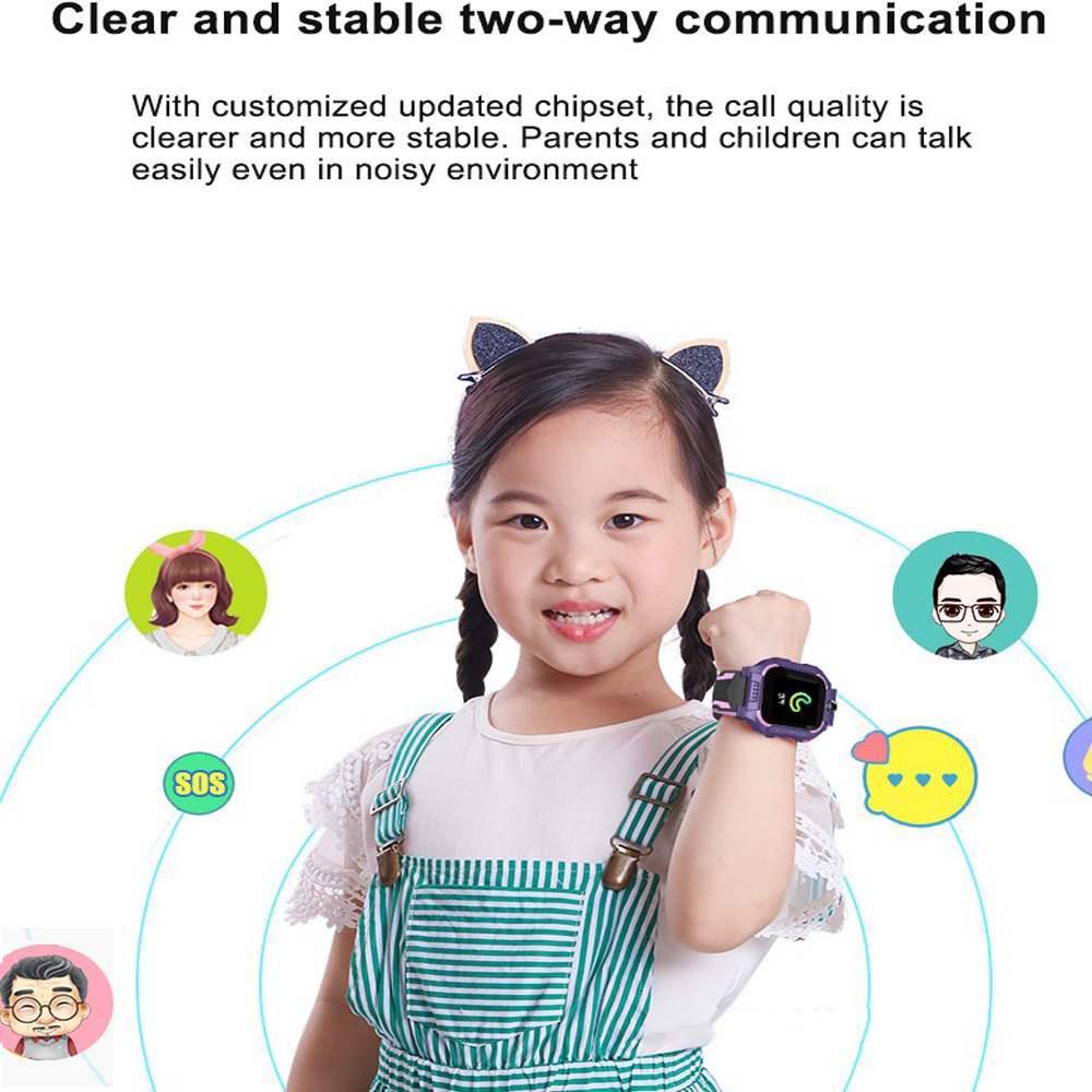 子供用スマートウォッチ,SIMカード,電話,カメラ,ボイスチ - Smartwatch Digital Watches For Kid Boy With Alarm のレビューと価格
