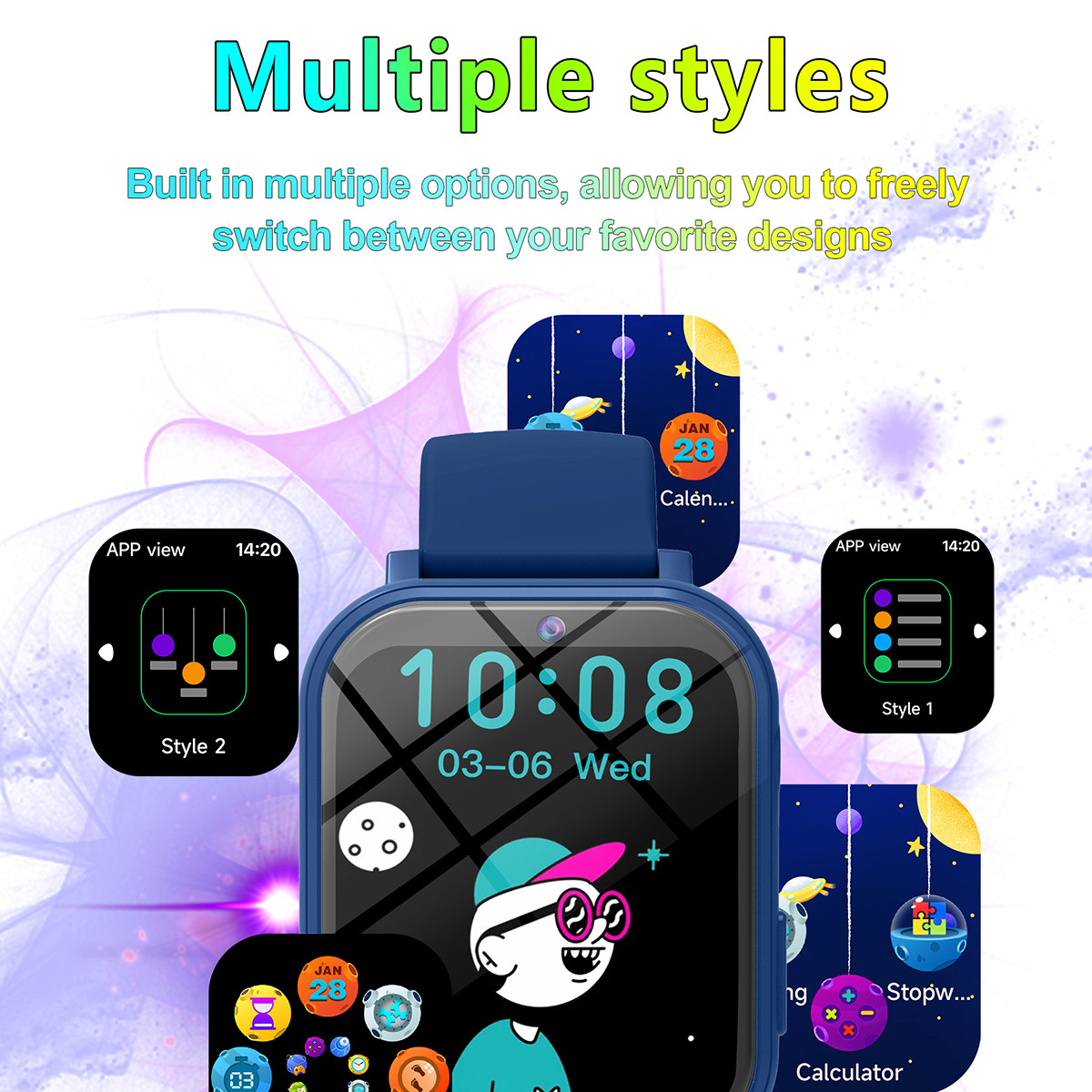 子供向け新型スマートウォッチ、ゲーム、HDスクリーン、カメラ - Smartwatch Watches For Kid Girl のレビューと価格