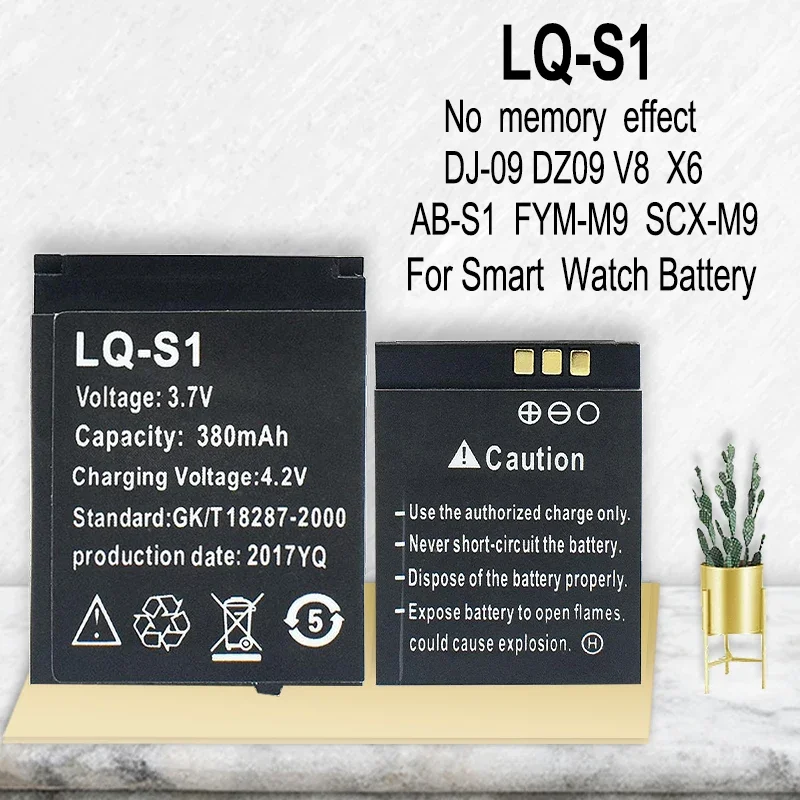 1-100 個 LQS1 3.7V 380mAh スマートウ - Watch V8 のレビューと価格