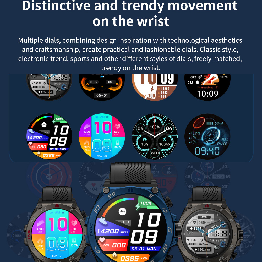 1.53インチ メンズ 2 in 1 TWSノイズリダクショ - Smartwatch Noise Watches のレビューと価格
