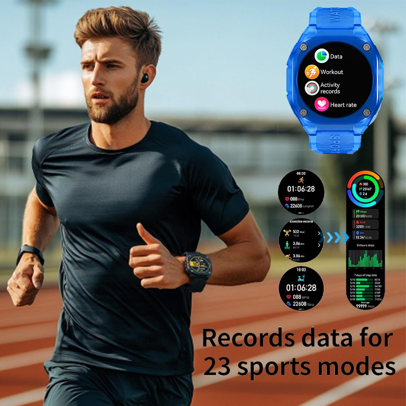 男性用、女性用スマートウォッチ、フィットネスウォッチ、フィッ - Watch 7 Smartwatch Iphone のレビューと価格