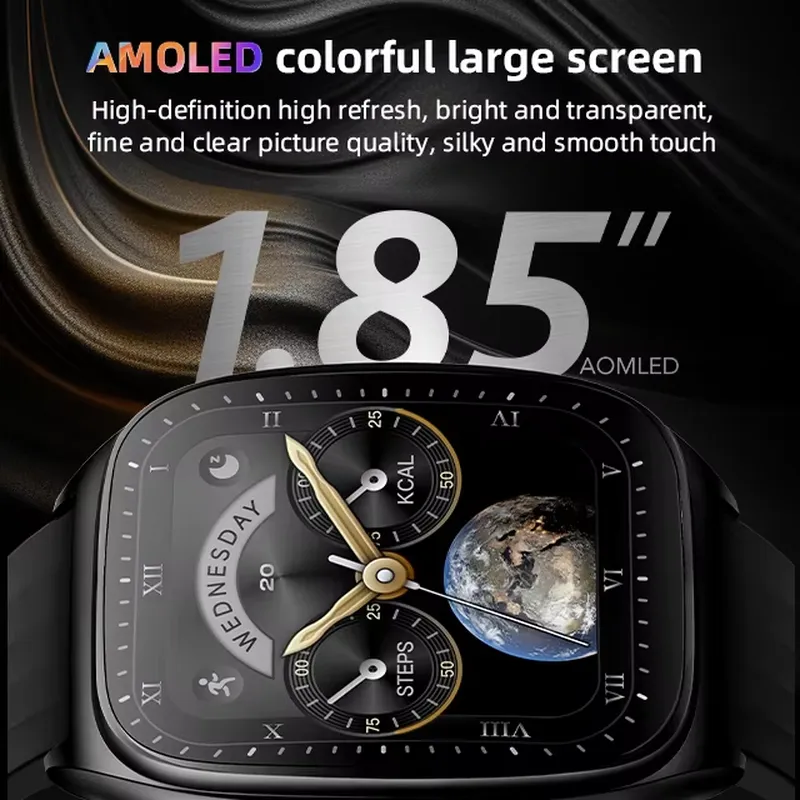 2025年ファッションメンズスマートウォッチメーカー1.85 - Smartwatch I Watches のレビューと価格