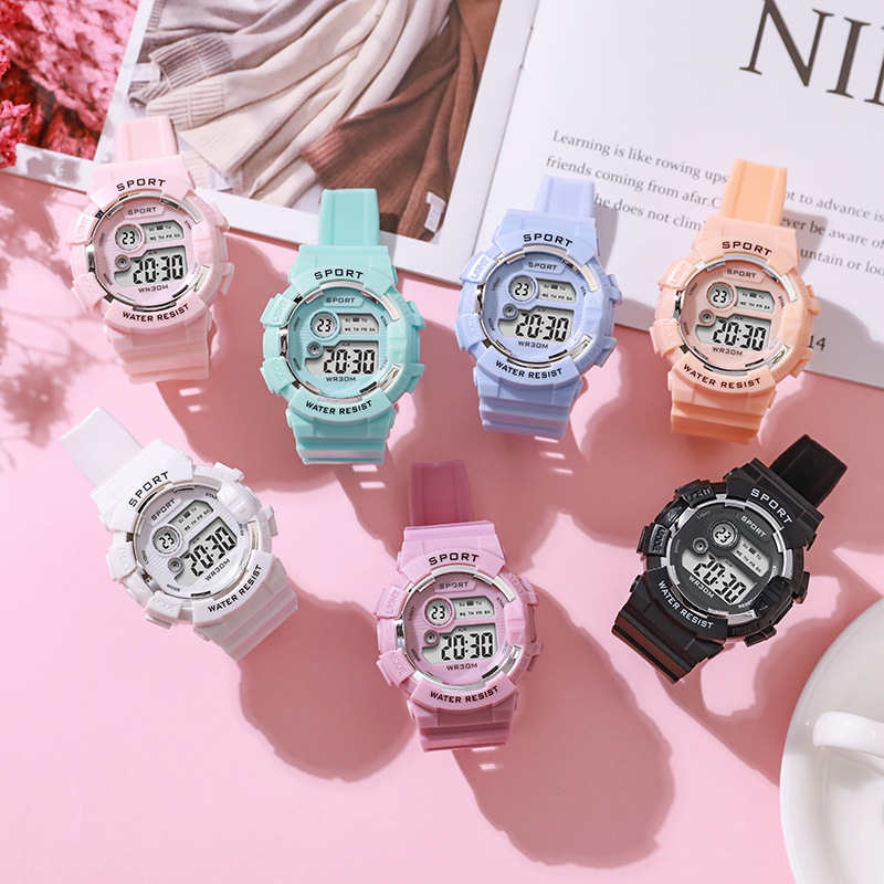 Yikaze-目覚まし時計、男の子と女の子、発光、防水、スマ - Smartwatch Digital Watches For Kid Boy With Alarm のレビューと価格