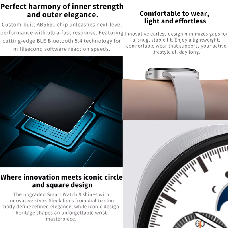 2026年ニュークラシック8 Max女性用スマートウォッチG - Smartwatch Watches For Men Digital のレビューと価格