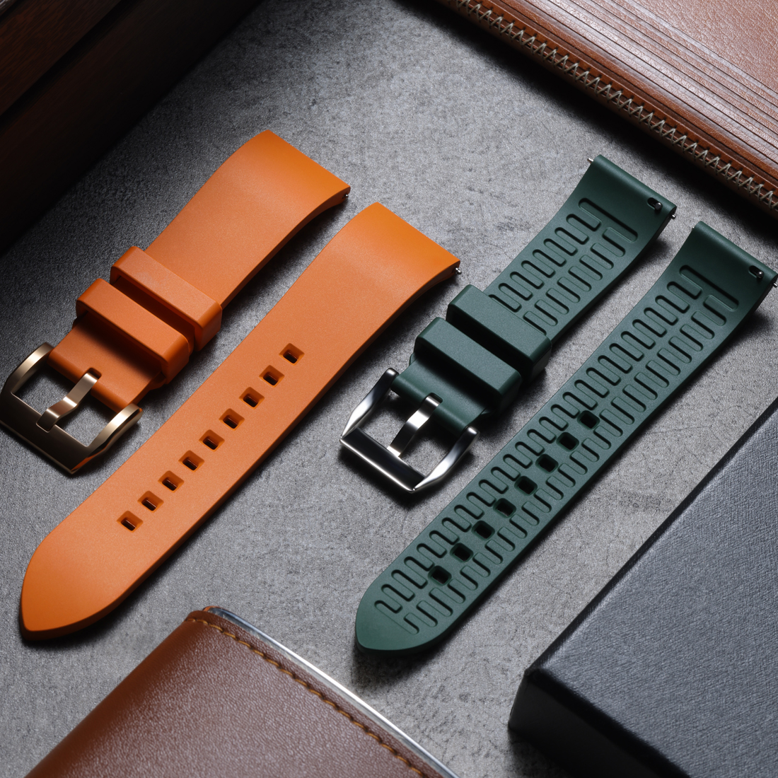 クイックリリースラバーウォッチストラップ、ウォッチバンド、ロ - Watches Rolex Smartwatch のレビューと価格