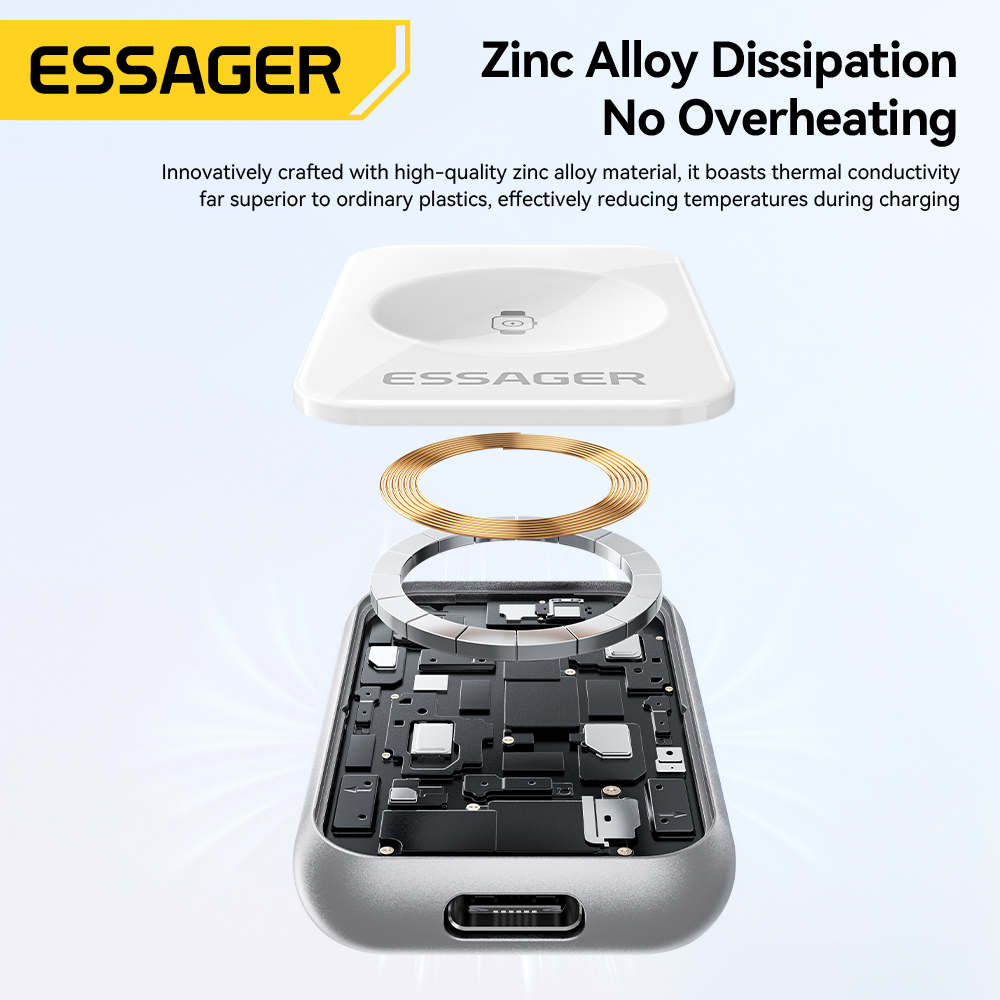 Essager 5W 磁気ワイヤレス充電器 Apple Wa - Watch 7 Smartwatch Iphone のレビューと価格