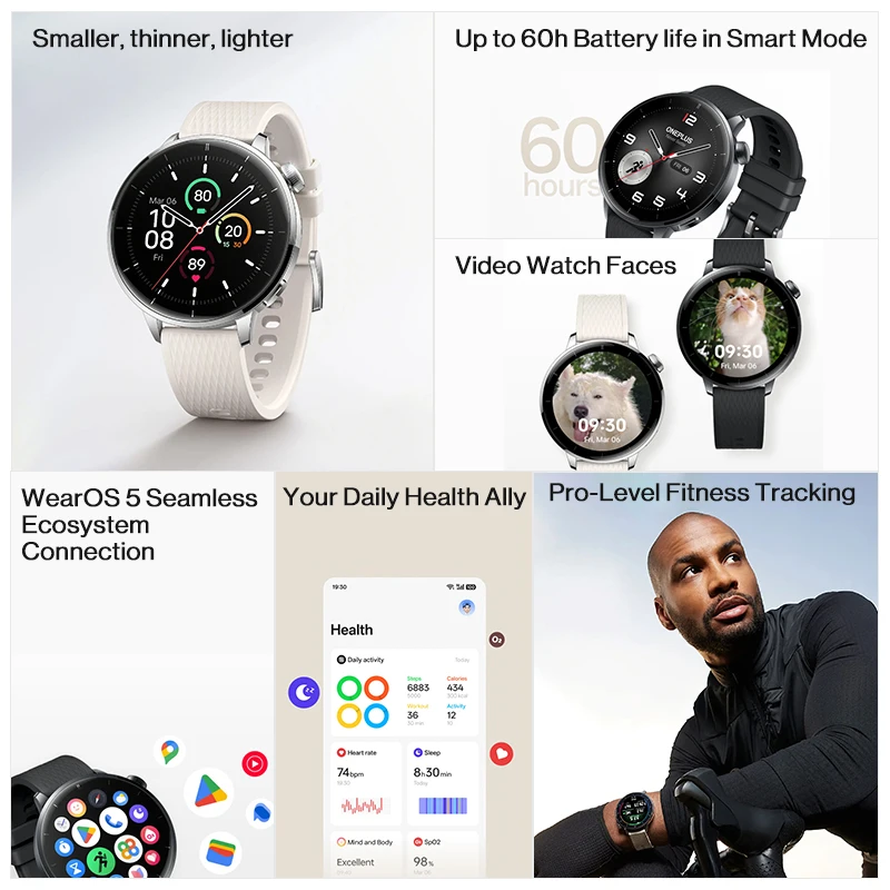 グローバル版 OnePlus Watch 3 43mm スマ - Smartwatch Oneplus Watches のレビューと価格