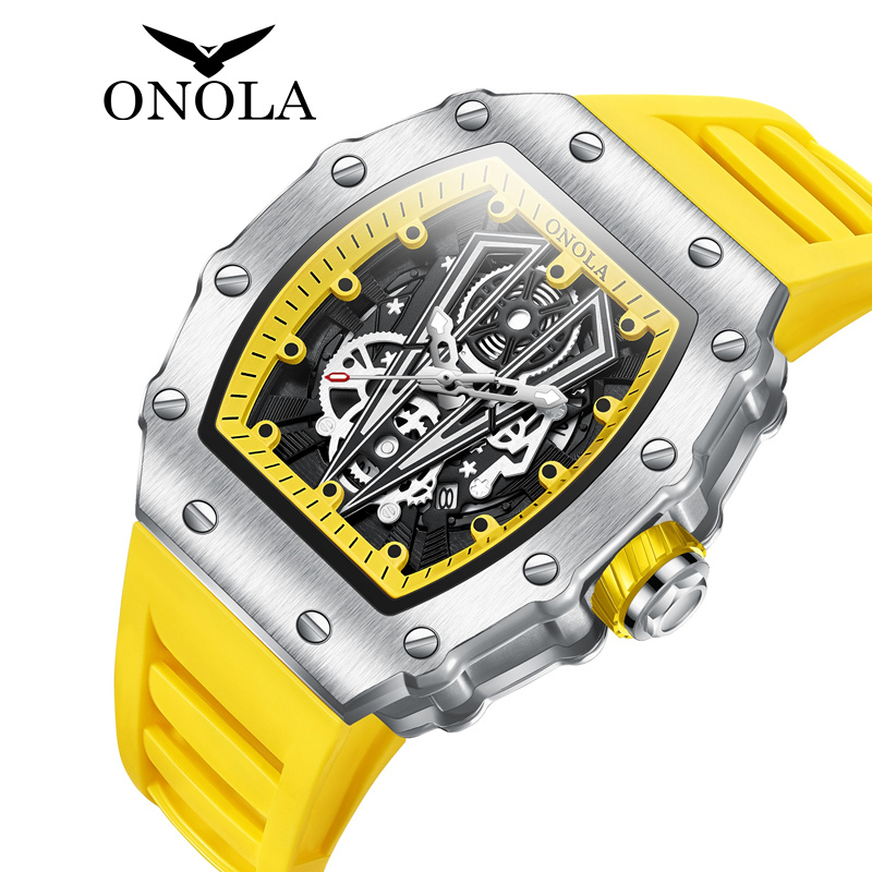 ONOLA 3826ブランド スポーツラグジュアリー トノー - Smartwatch Watches For Men Brands のレビューと価格