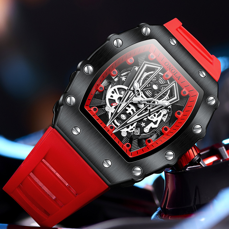 ONOLA 3826ブランド スポーツラグジュアリー トノー - Smartwatch Watches For Men Brands のレビューと価格