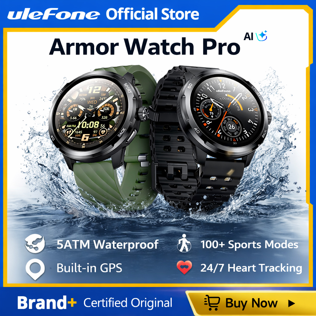 Ulefone Armor Watch Pro スマートウォ - Smartwatch Watches For Men Digital のレビューと価格