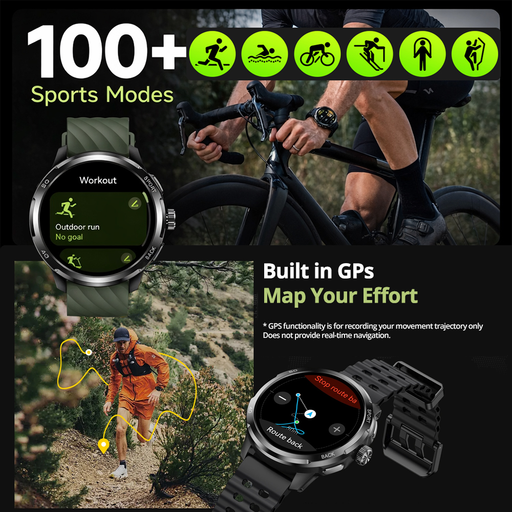 Ulefone Armor Watch Pro スマートウォ - Smartwatch Watches For Men Digital のレビューと価格