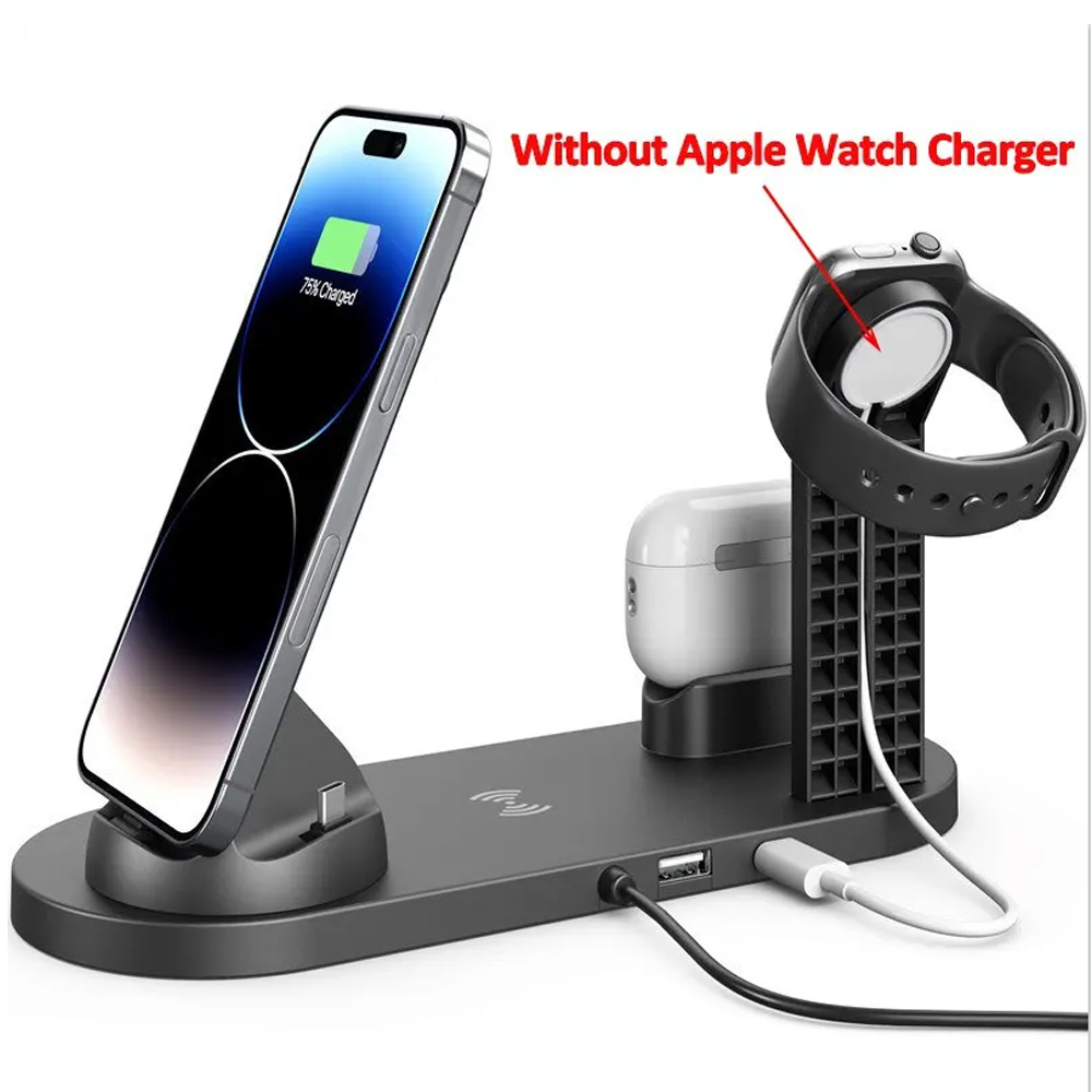 30W 7in1 ワイヤレス充電スタンドパッド iPhone - Watch 7 Smartwatch Iphone のレビューと価格