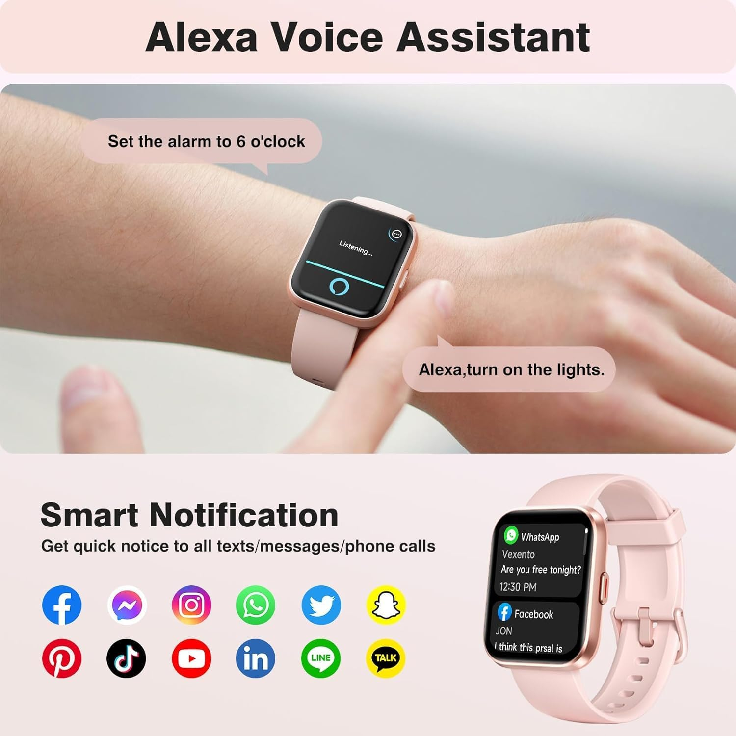 女性と男性向けのスマートウォッチ（通話対応）、AI音声内蔵、 - Smartwatch Watches Birthday Gift For Men のレビューと価格