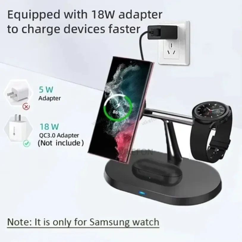 3-IN-1 マグネット式ワイヤレス充電器 スマホ充電ドック - Watch 7 Smartwatch Iphone のレビューと価格