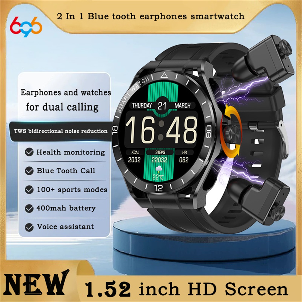 スマートウォッチ 2 in 1 Bluetooth通話イヤホ - Smartwatch Noise Watches のレビューと価格