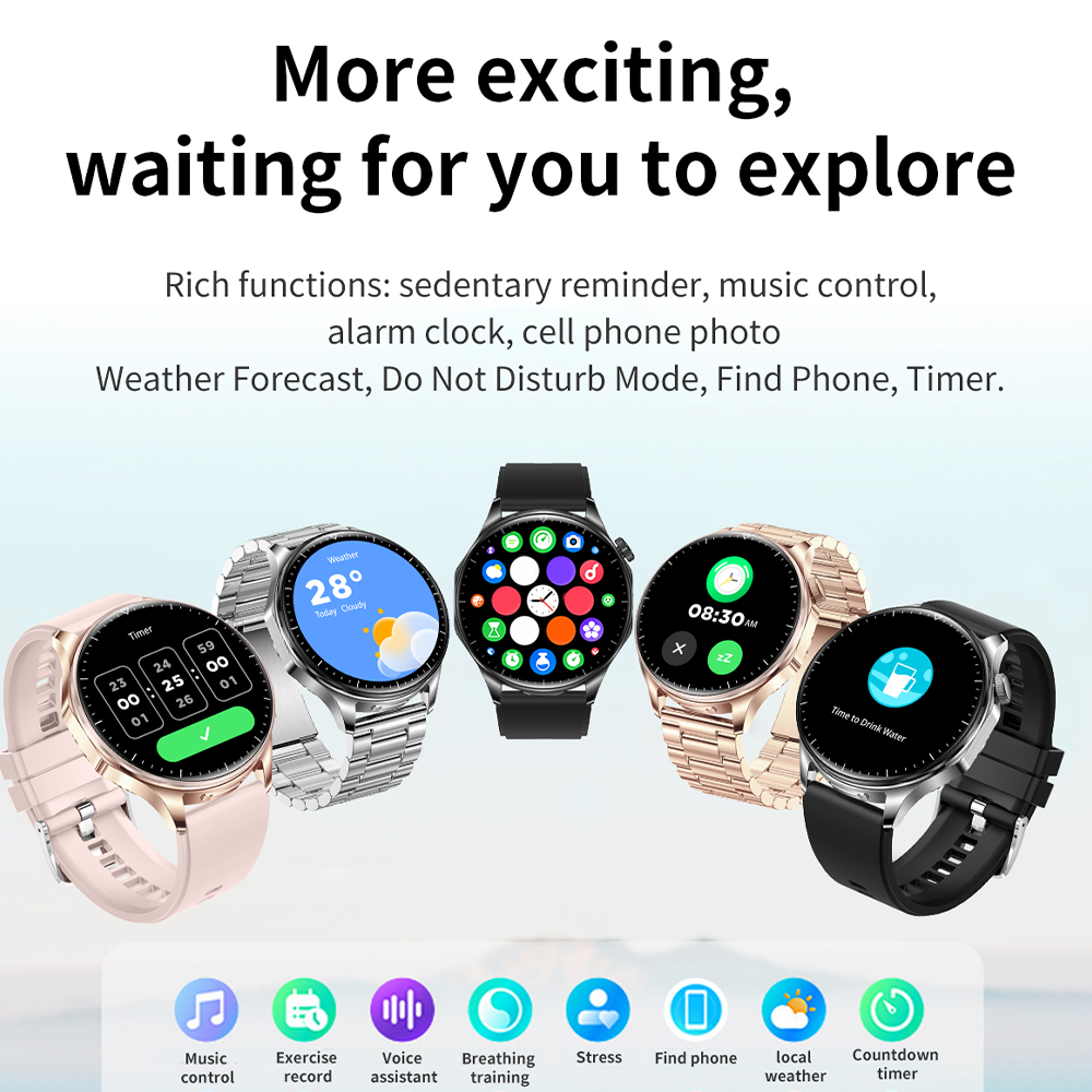 DAORKOW スマートウォッチ Bluetooth 通話  - Smartwatch Noise Watches のレビューと価格