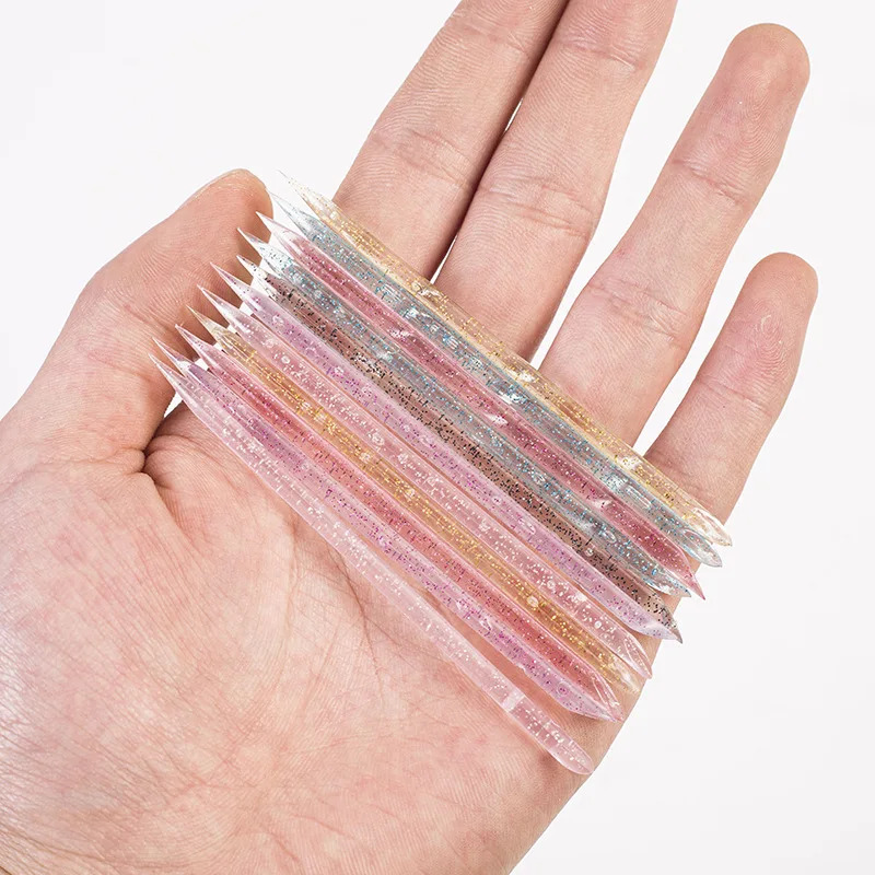 50/100個入り 再利用可能な両端キューティクルプッシャー - Crystal Press Tool のレビューと価格