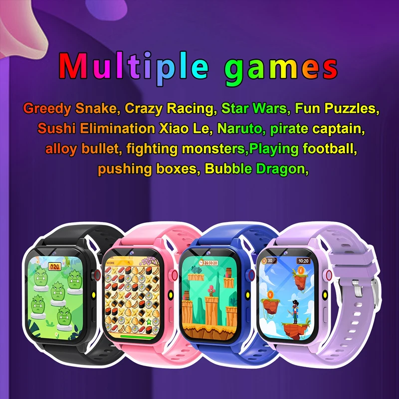 キッズゲームスマートウォッチ懐中電灯防水 HD カメラ睡眠ト - Smartwatch Watches For Kid Girl のレビューと価格