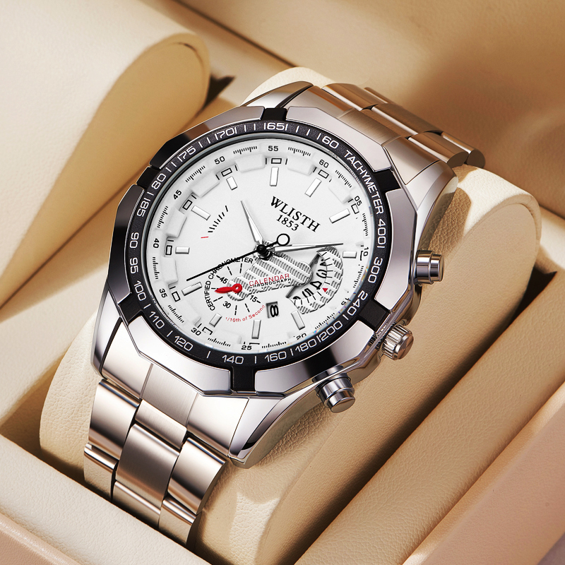 高級ブランドマンウォッチ防水発光日付スポーツマン腕時計ステン - Smartwatch Watches For Men Brands のレビューと価格