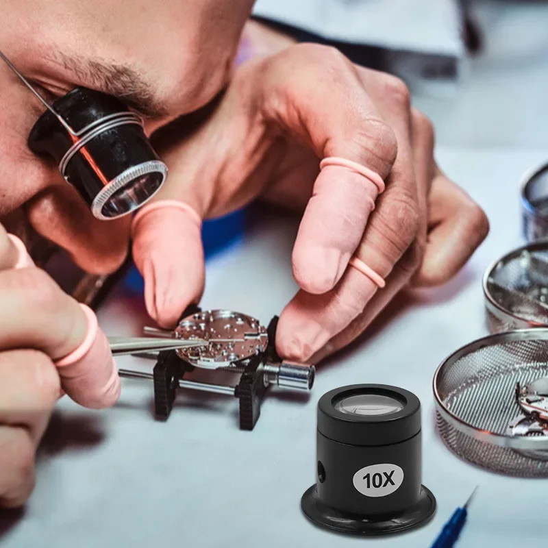 1 セット 5X 10X 15X 20X 虫眼鏡クリップオン - Crystal Press Tool のレビューと価格