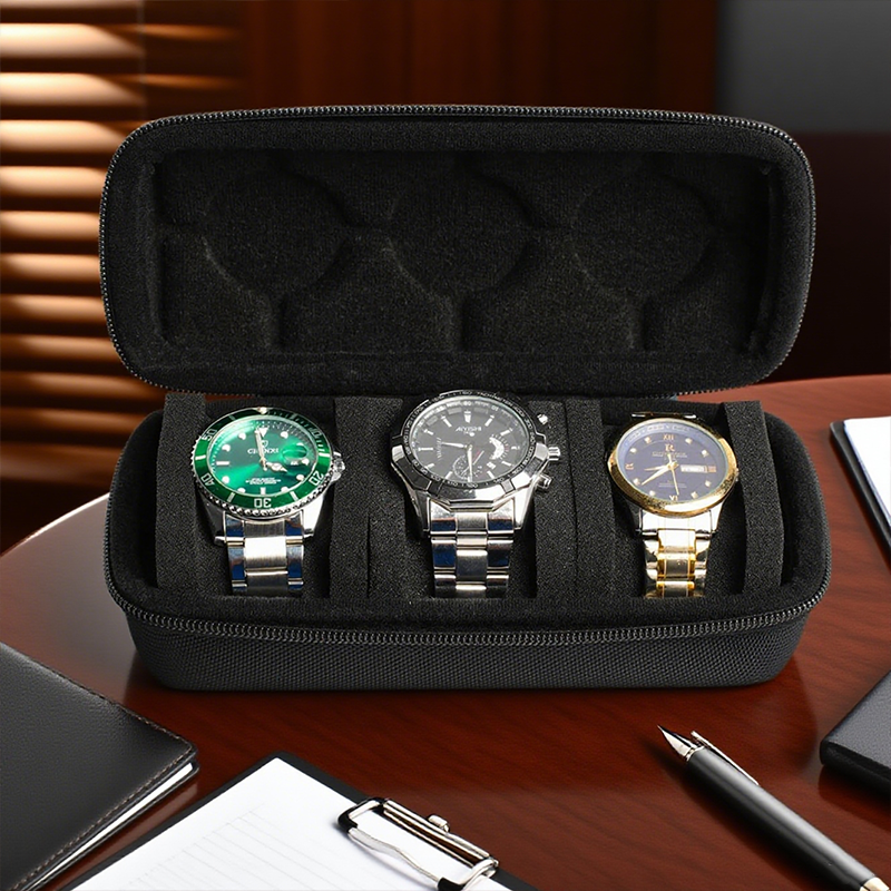 時計ボックス旅行時計収納ボックスオーガナイザーポータブル防水 - Smartwatch I Watches のレビューと価格
