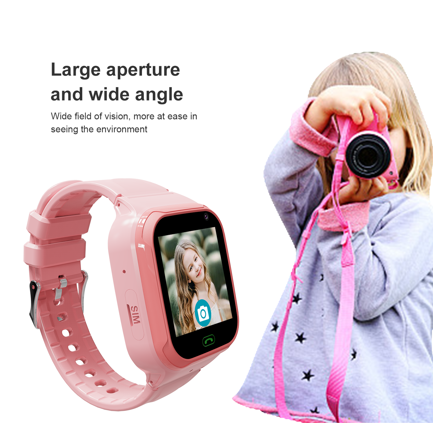 子供のためのスマートフォン防水時計,ビデオ通話,wifi,位 - Smartwatch Digital Watches For Kid Boy With Alarm のレビューと価格