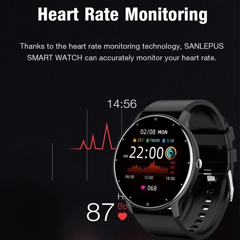 LIGE 2026新型スマートウォッチ メンズ フルタッチス - Smartwatch Watches For Men Digital のレビューと価格