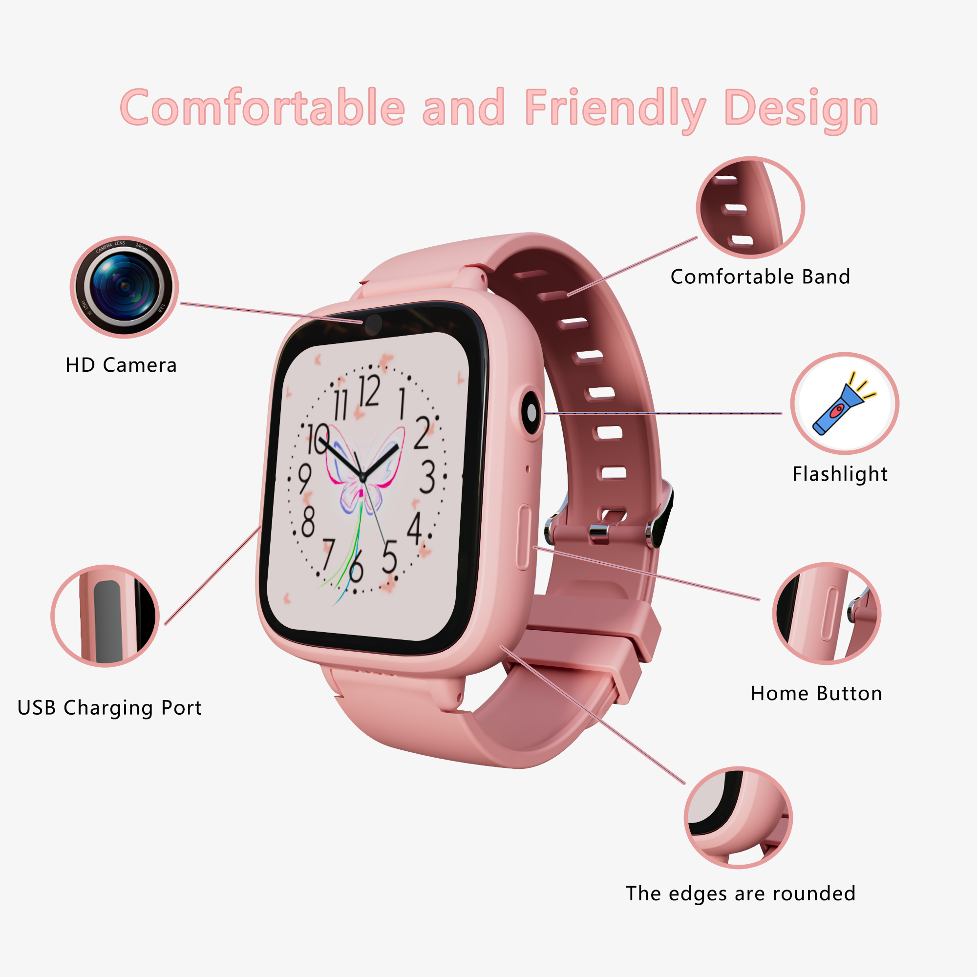 子供のためのLEDデジタルスマート時計,漫画のブレスレット, - Smartwatch Digital Watches For Kid Boy のレビューと価格