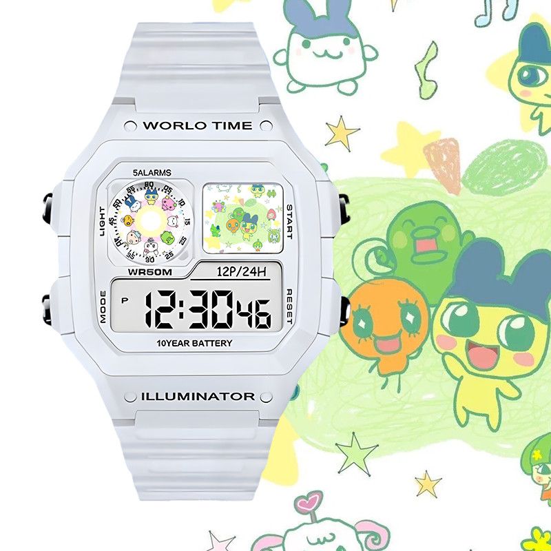 たまごっちスマート電子時計ビッグマウスジマミ学生用電子時計ク - Smartwatch I Watches のレビューと価格